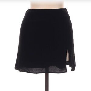 Sunday best aritzia black mini skirt